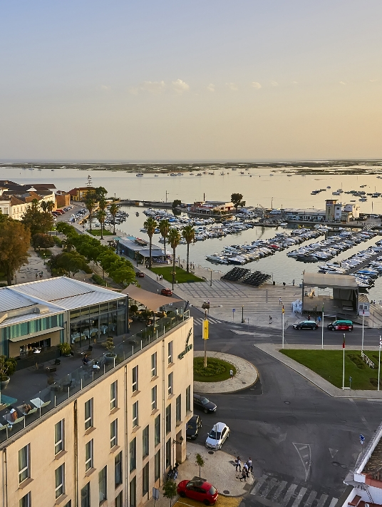 Hotel Faro foto aérea